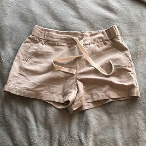 Calvin Klein linen drawstring shorts